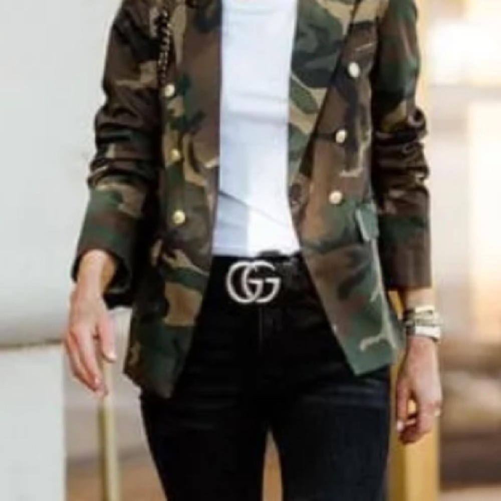 Generation Love camo camouflage blazer S - Picture 8 of 11